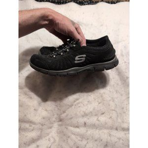 Skechers Womens Gratis In Motion 22169 Black Casual Shoes Sneakers Size 7.5